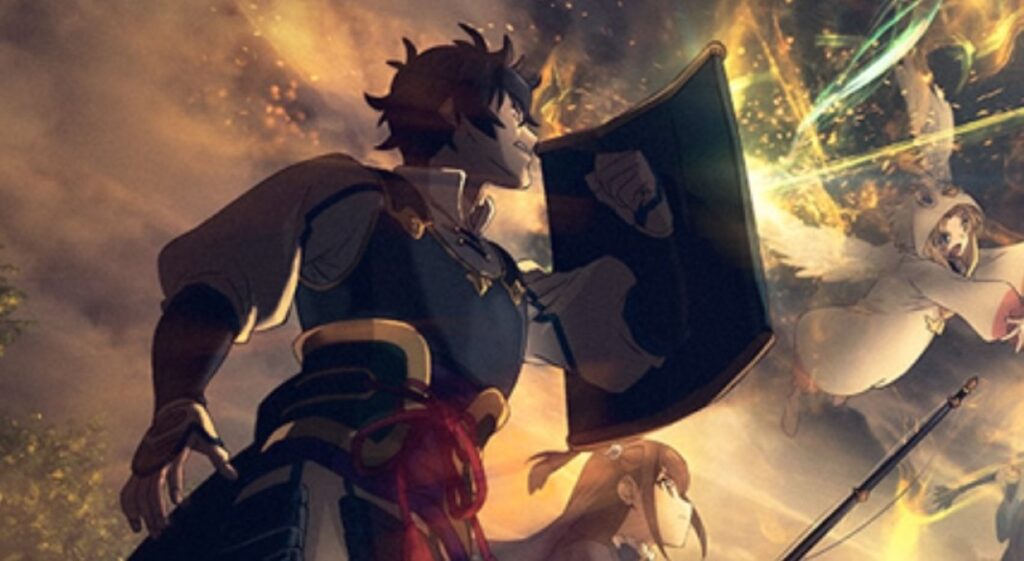 The Rising of the Shield Hero: Pôster da 2ª temporada revela vilões Arte de The Rising of the Shield Hero (Reprodução)