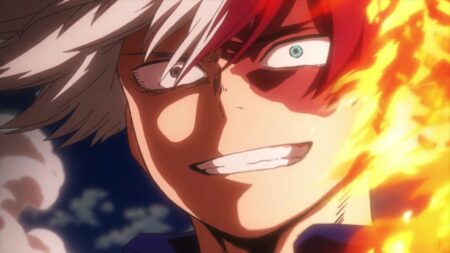 Shoto Todoroki em My Hero Academia (Reprodução)
