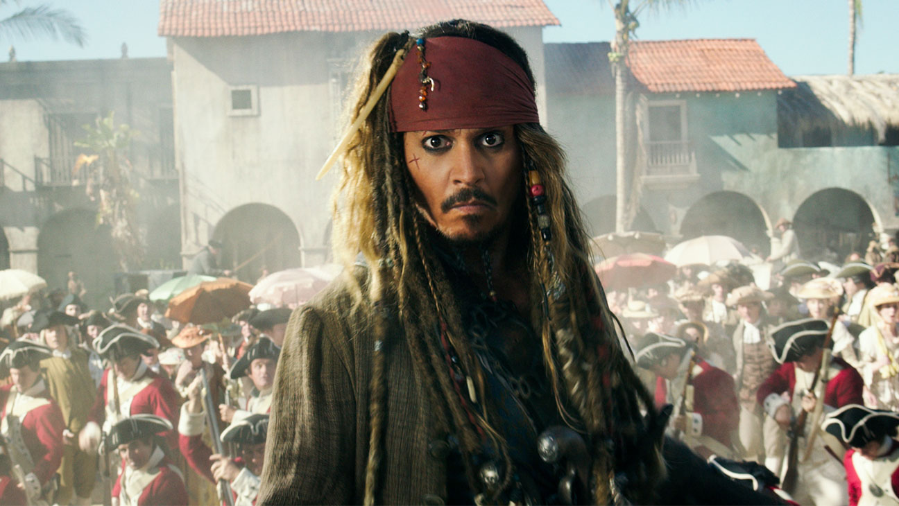 Jack Sparrow em Piratas do Caribe: A Vingança de Salazar 