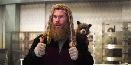 Thor e Rocket em Vingadores: Ultimato (Reprodução / Marvel)