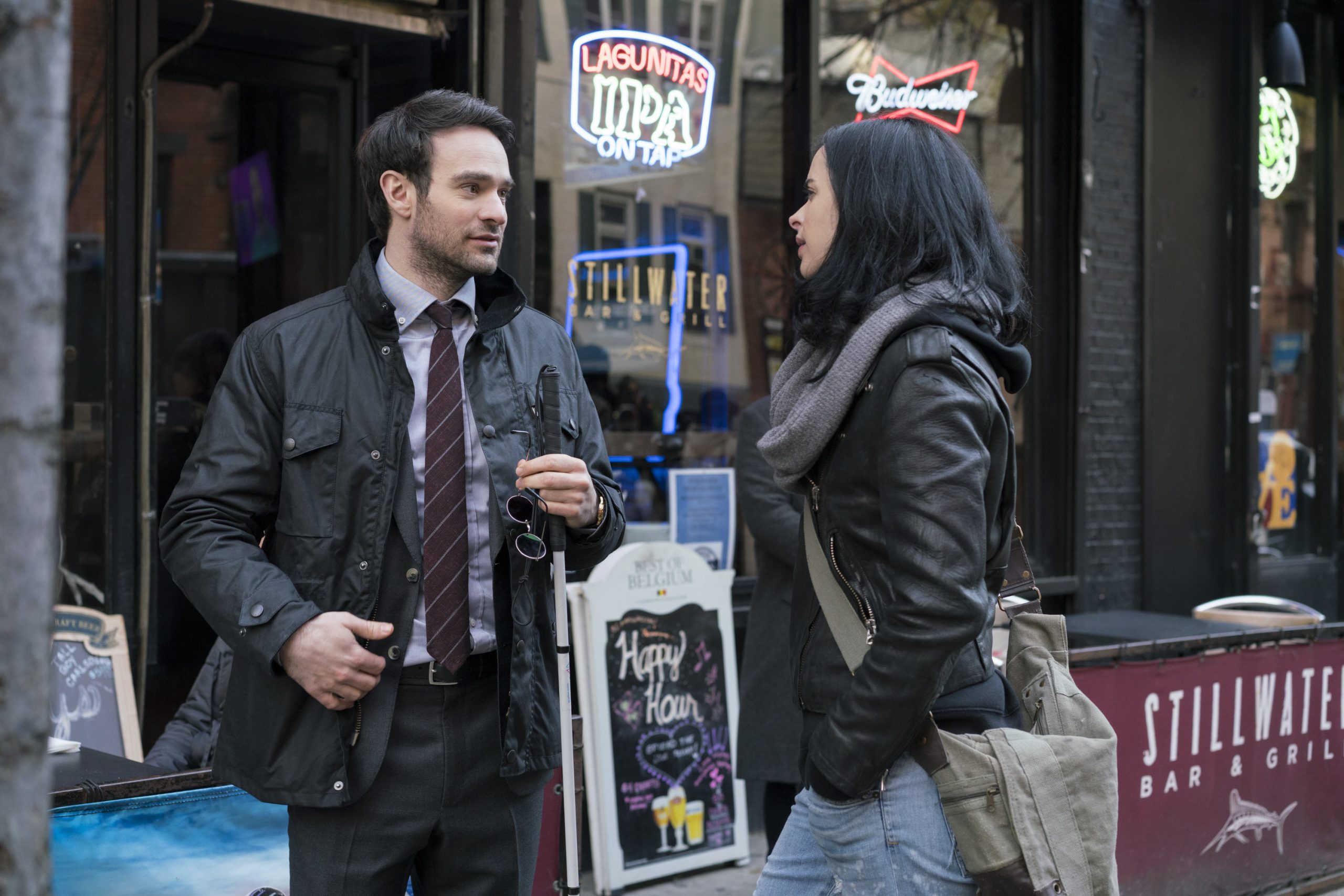Fim da espera! Séries da Marvel feitas para a Netflix chegam ao Disney+ 2 Charlie Cox como o Demolidor e Krysten Ritter como Jessica Jones