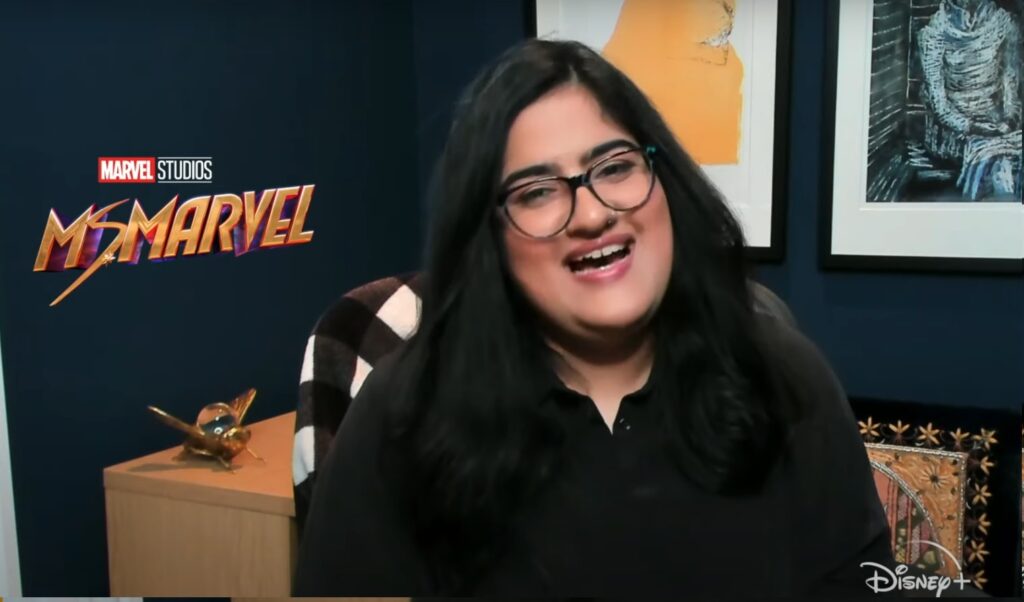 Criadora de Ms. Marvel diz que jogou pesado para ter uma chance na série Bisha K. Ali Reproducao Youtube 1