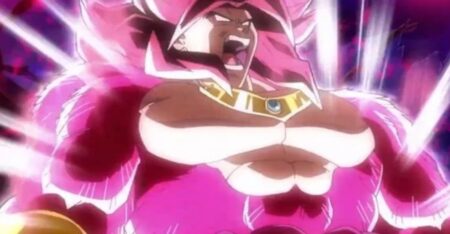 Broly Super Saiyajin 4 em Super Dragon Ball Heroes (Reprodução)