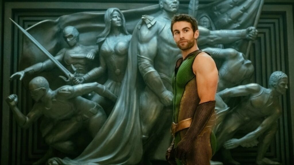 Por causa de personagem controverso, fãs do Aquaman atacam ator de The Boys Chace Crawford como Profundo em The Boys (Reprodução / Prime Video)