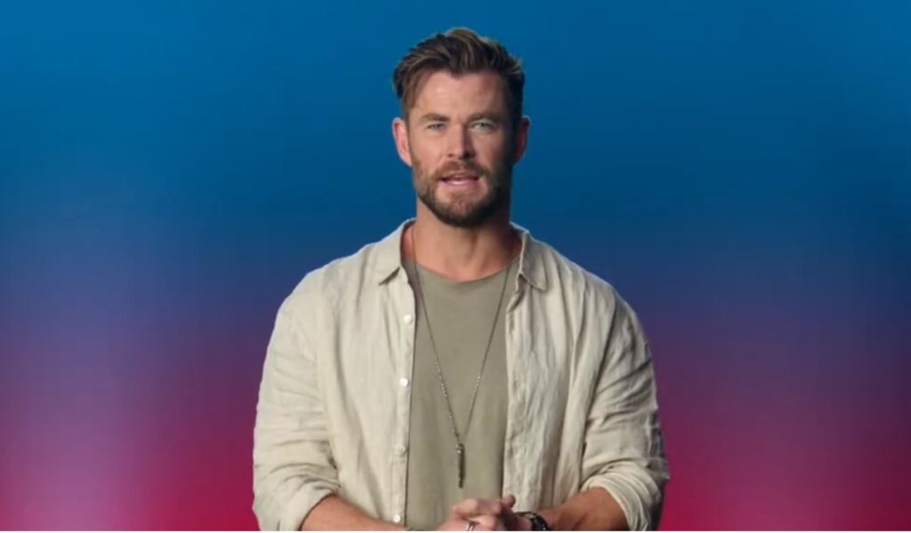 Chris Hemsworth agradece aos fãs pelo sucesso de Thor Chris Hemsworth Reproducao Twiiter 1