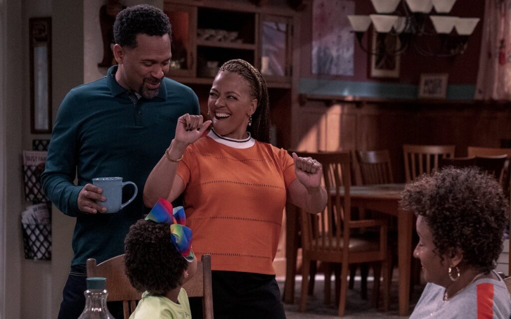 Família Upshaw Bennie Upshaw (Mike Epps) e Regina (Kim Fields) em Família Upshaw