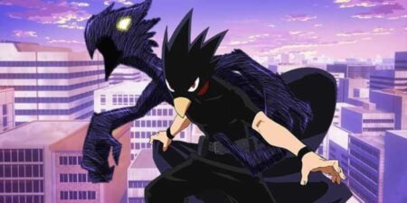 Fumikage Tokoyami em My Hero Academia (Reprodução)