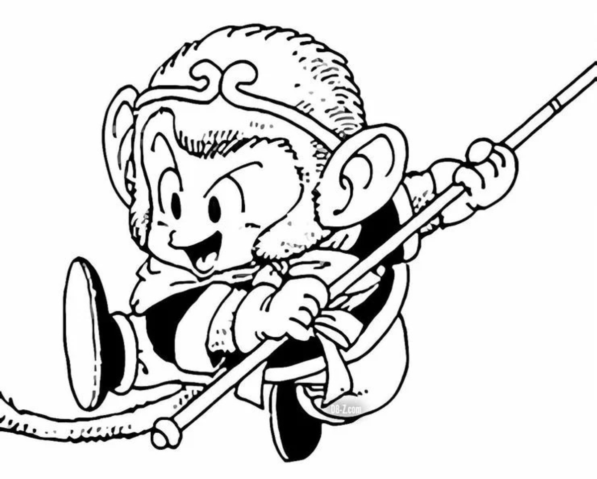 Design original de Goku (Reprodução)