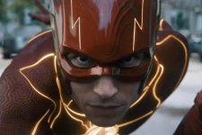 Ezra Miller como Flash (Reprodução / DC)