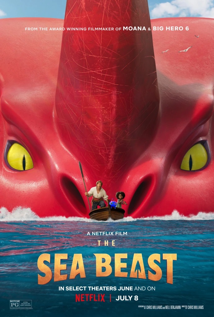 Semana Geeked: Navegadores enfrentam perigos imensos em A Fera do Mar 1 Pôster de A Fera do Mar (Divulgação / Netflix)