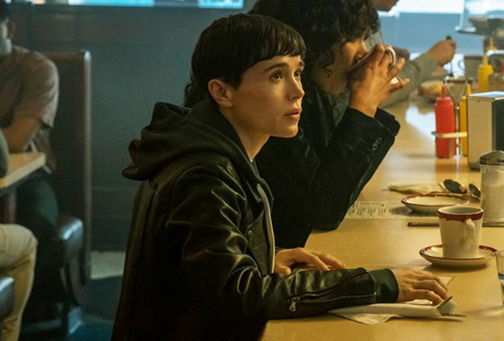 Elliot Page como Viktor Hargreeves em The Umbrella Academy (Reprodução / Netflix)