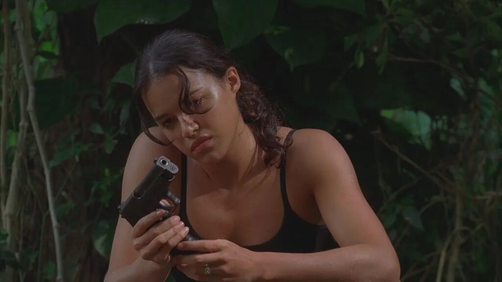 Michelle Rodriguez é Ana Lucia em Lost (Reprodução/FOX)
