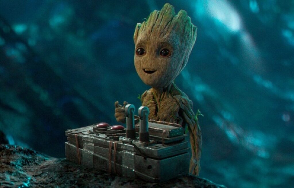 Série animada I Am Groot ganha data de estreia no Disney+ Baby Groot em Guardiões da Galáxia vol. 2 (Reprodução / Marvel)