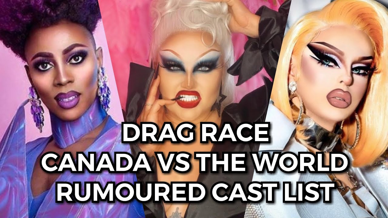 Vem aí mais uma disputa global: Drag Race Canada vs. The World é anunciado 1 Ra'Jah O'Hara, Victoria Scone e Icesis Couture, especuladas para Canada vs. The World (Reprodução/YouTube)