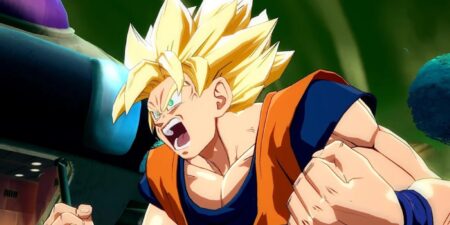 Goku em Dragon Ball FighterZ (Reprodução)