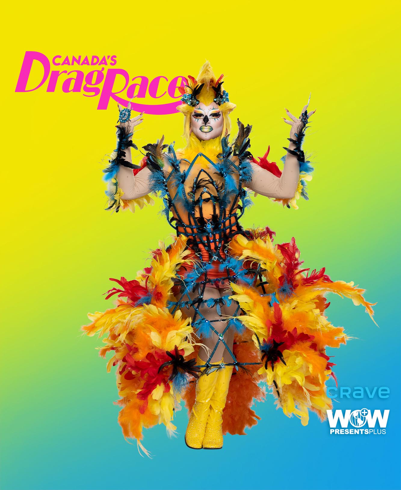 Conheça as participantes da terceira temporada de Canada's Drag Race 7 Kaos (Divulgação/WOW+)