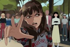 Versão anime de Millie Bobby Brown como Onze em Stranger Things (Reprodução/Instagram)