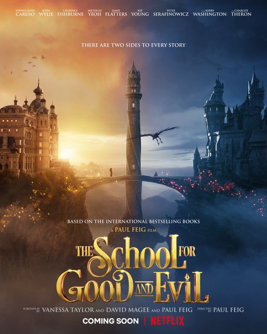 Pôster de A Escola do Bem e do Mal (Divulgação / Netflix)