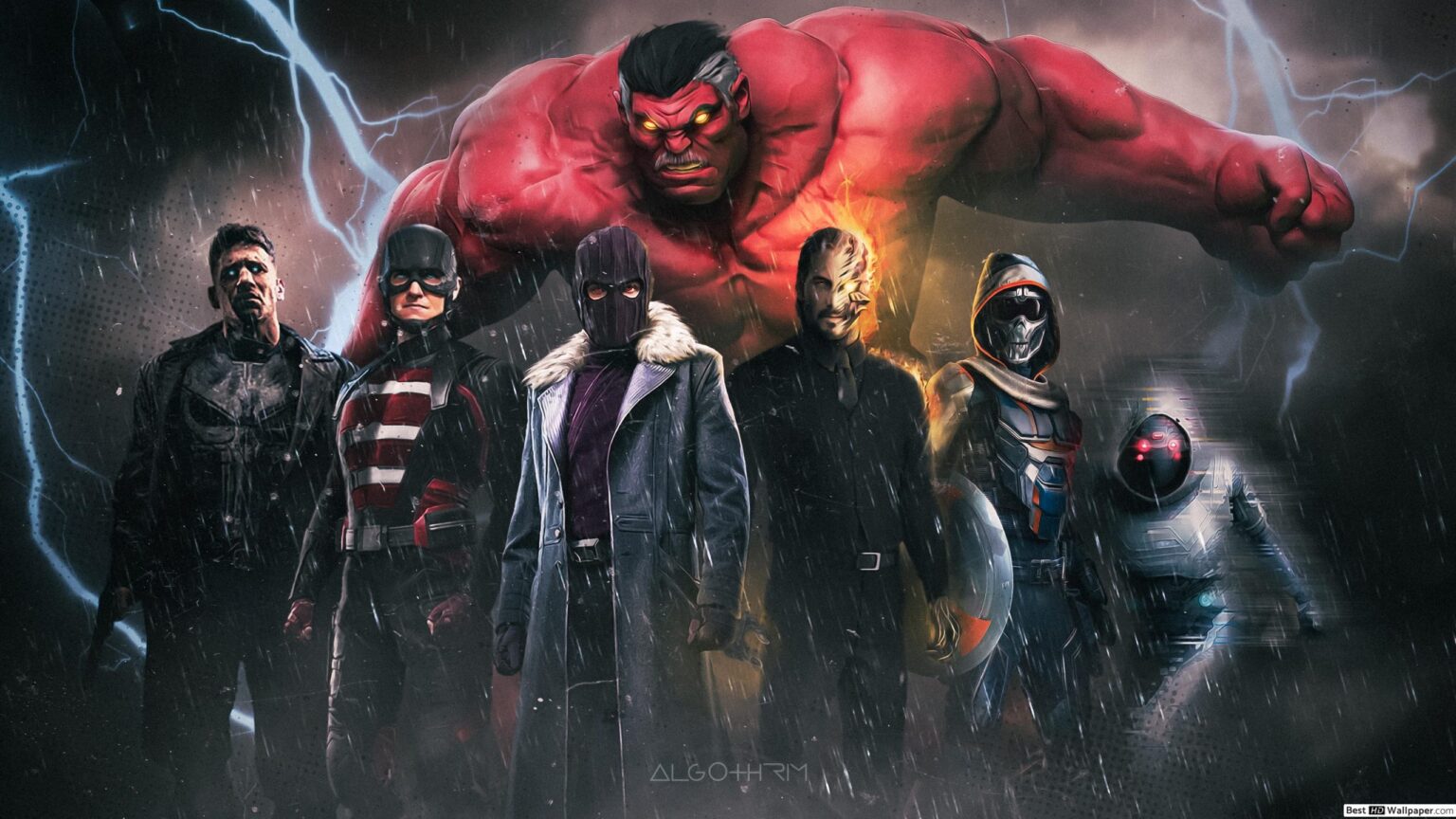 Marvel confirma data para a estreia do filme com os Thunderbolts Concepção artistica dos Thunderbolts no MCU