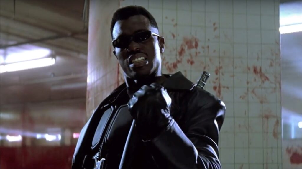 Wesley Snipes escreveu dois roteiros para quarto filme do Blade Blade (Wesley Snipes) em Blade (Reprodução)