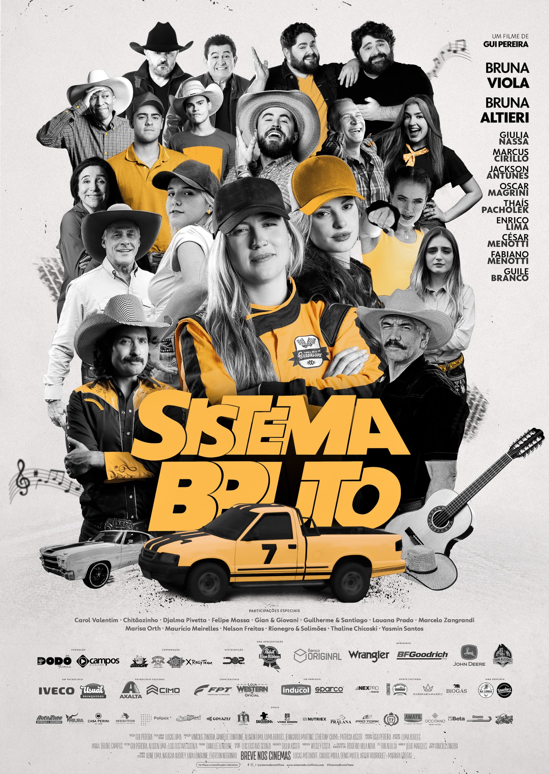 Sistema Bruto ganha cartaz oficial destacando elenco sertanejo 1 Cartaz Sitema Bruto Divulgacao scaled 1