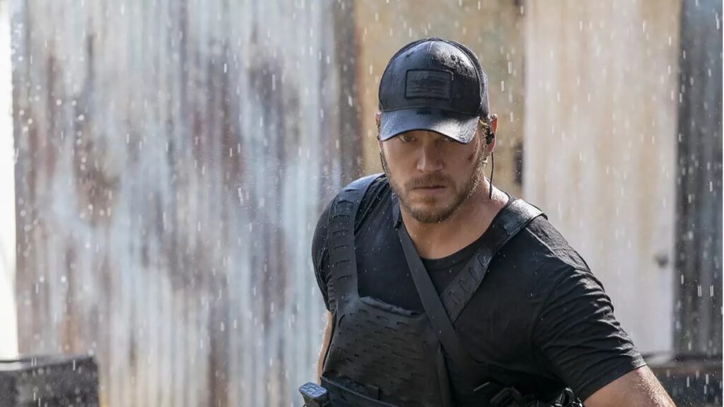 Chris Pratt e James Reece em A Lista Terminal Divulgacao Amazon Studios