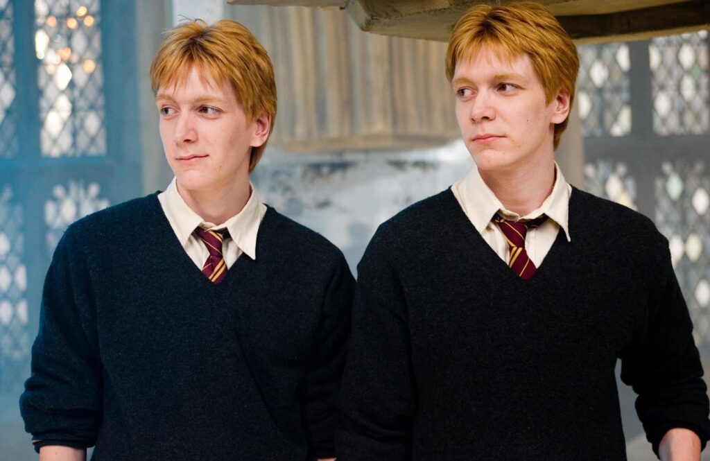 Fred e George Weasley em Harry Potter Reproducao