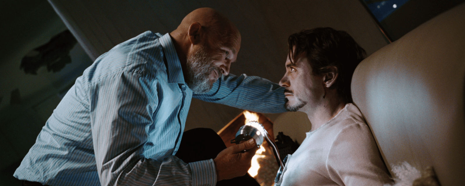 Jeff Bridges Obadiah Stone e Tony Stark Robert Downey Jr