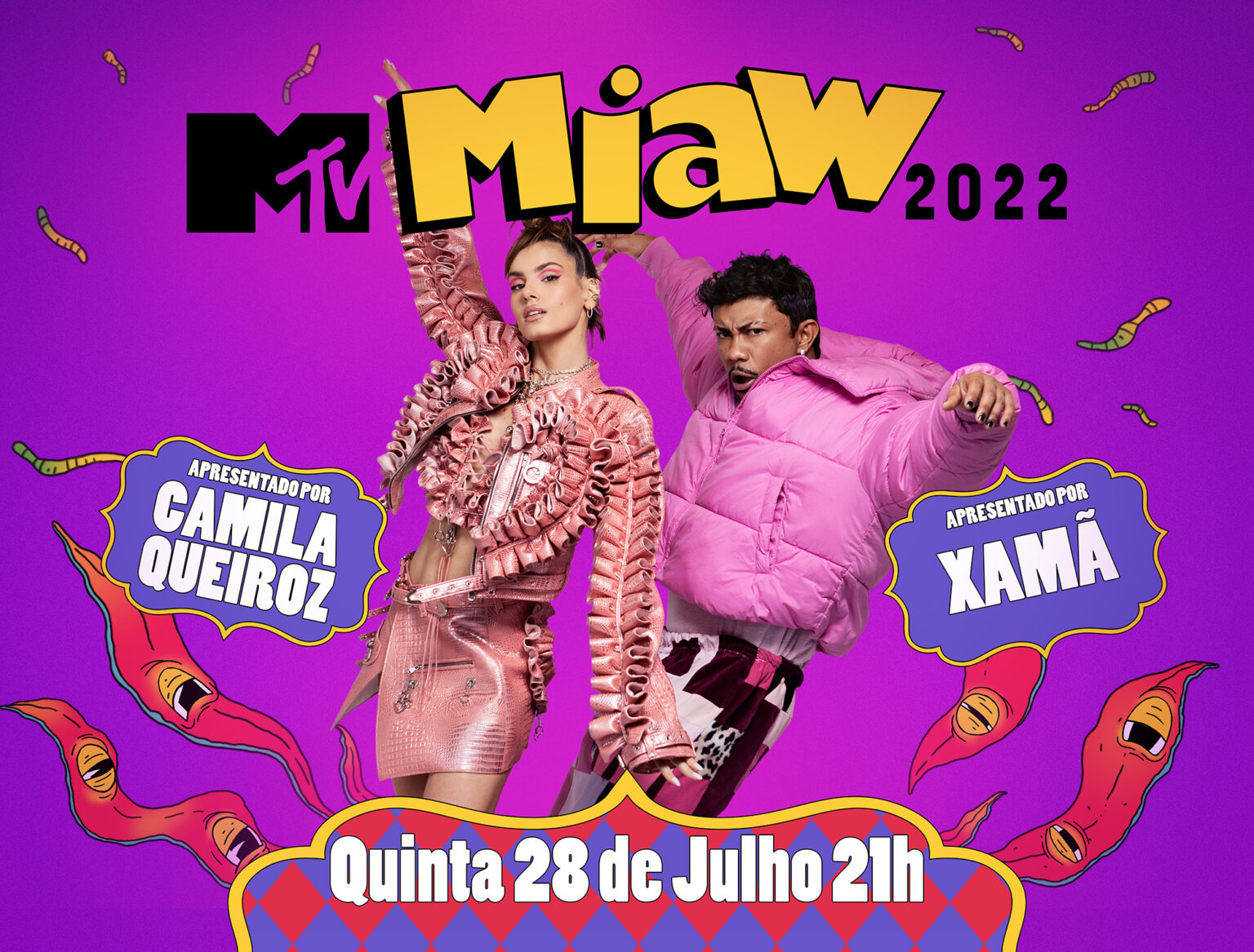 MTV MIAW 2022 Camila Queiroz e Xama Creditos Tick Oliveira 1