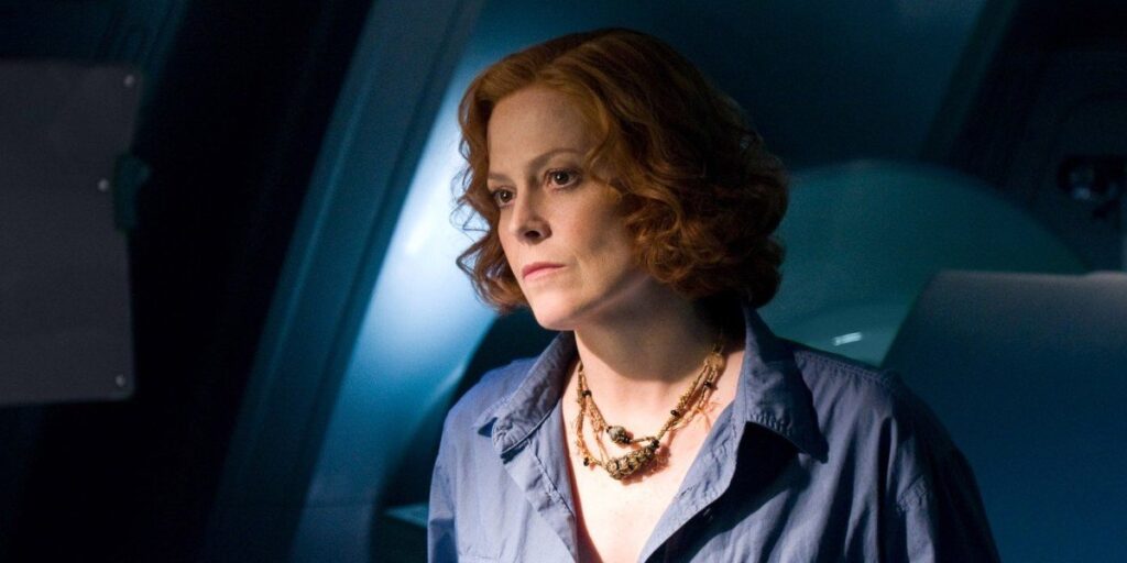 Sigourney Weave como Dra. Grace Augustin em Avatar Divulgacao 20th Century Studios