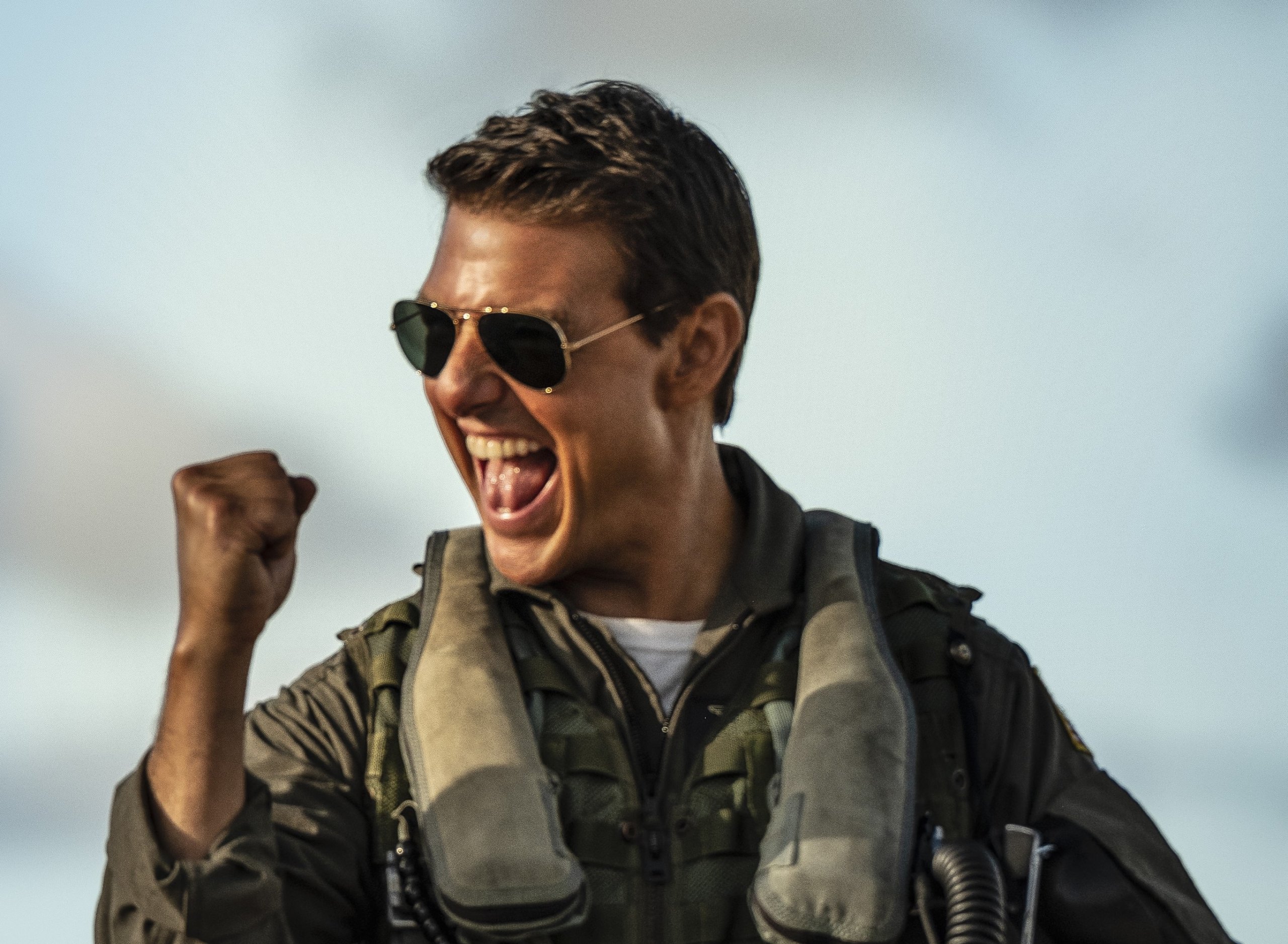 Tom Cruise como Maverick em Top Gun Maverick