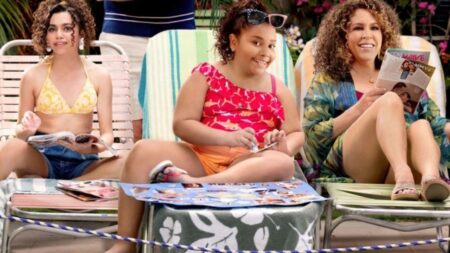 Savannah Nicole Ruiz, Olivia Goncalves e Diana Maria Riva em As Crônicas de Cucu (Reprodução)