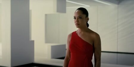 Charlotte (Tessa Thompson) em Westworld (Reprodução)