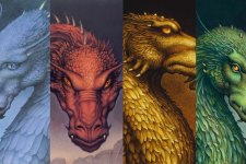 Capas de Eragon, Eldest Brisingr e Herança (Reprodução)