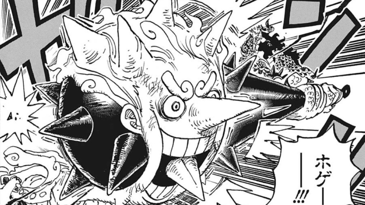 Elasticidade do Gear 5 de Luffy no mangá One Piece (Reprodução)