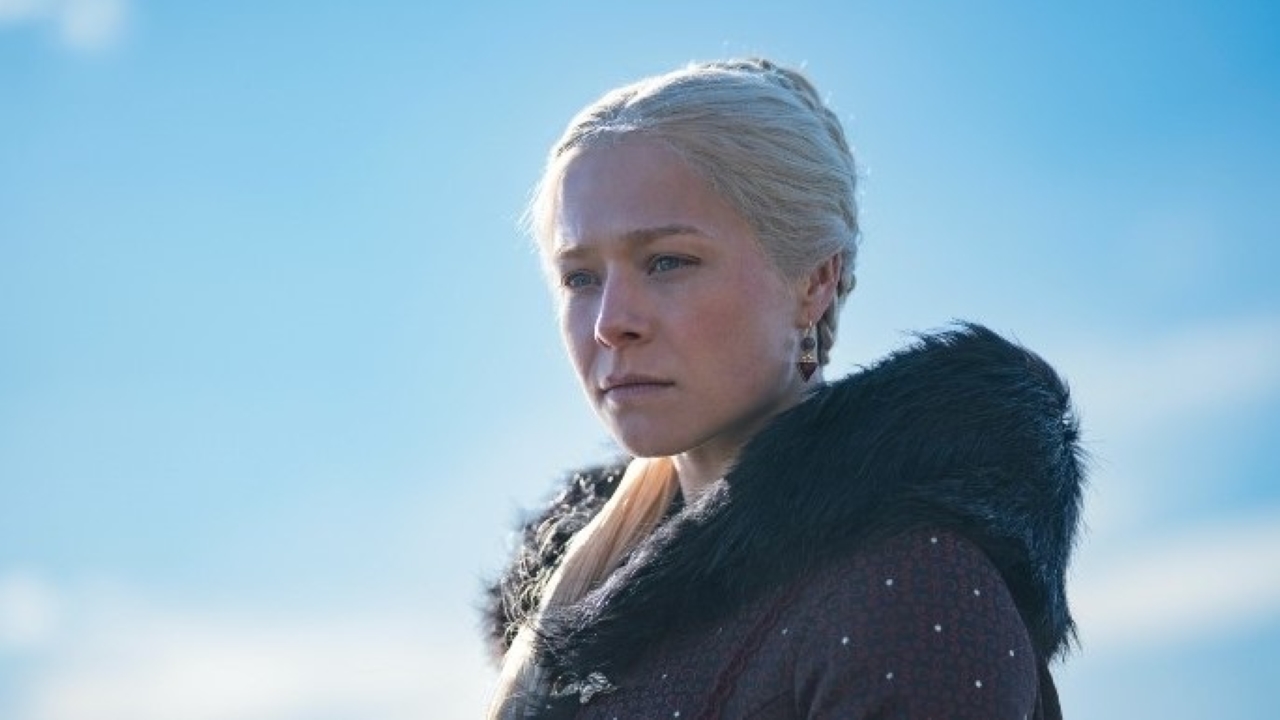 Emma D'Arcy como Rhaenyra Targaryen em A Casa do Dragão (Reprodução / HBO)