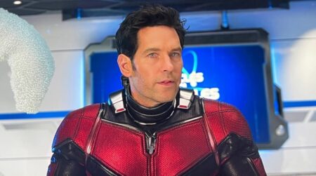 Revelado quem adicionou a “Teoria do Thanus” em vídeo com heróis da Marvel Homem-Formiga (Paul Rudd) no Avengers: Quantum Encounter (Reprodução / Disney)