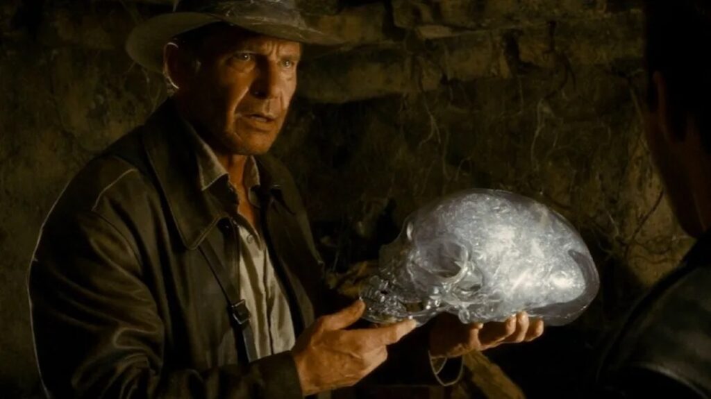 Profissional aponta motivo do fracasso de Indiana Jones 4 e jura que tentou fazer Spielberg alterar história Harrison Ford em Indiana Jones e o Reino da Caveira de Cristal (Reprodução)