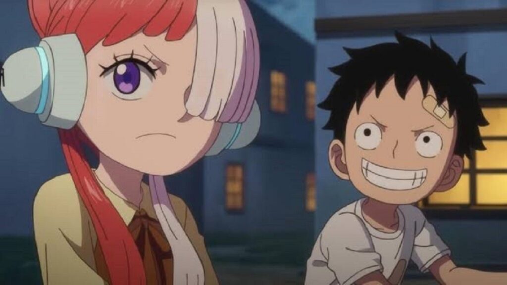 Próximos episódios de One Piece vão se conectar ao filme Red Uta e Luffy em One Piece (Reprodução / Toei Animation)