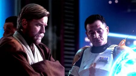 Escritor comenta importância de Cody em filme descartado de Obi-Wan Kenobi Obi-Wan Kenobi (Ewan McGregor) e Cody (Temuera Morrison) em Star Wars (Reprodução / Lucasfilm)