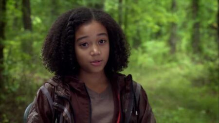 Amandla Stenberg é Rue em Jogos Vorazes (Reprodução)