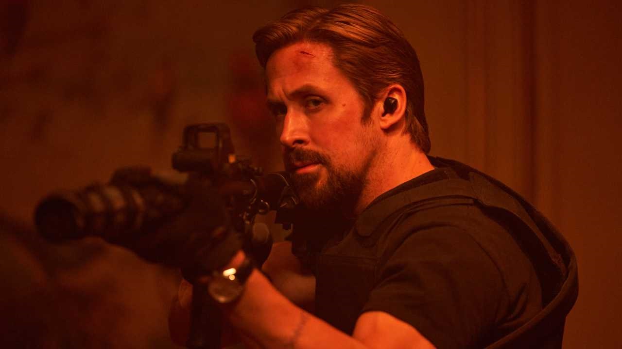 Ryan Gosling como Court Gentry em Agente Oculto (Reprodução / Netflix)