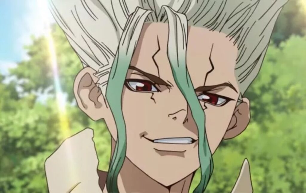 Terceira temporada de Dr. Stone ganha trailer e previsão de estreia Senku em Dr. Stone (reprodução)
