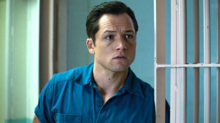 Taron Egerton como James Keene em Black Bird (Reprodução / Apple TV+)