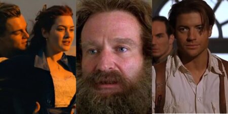 Cenas de Titanic, Jumanji e A Múmia (Reprodução)