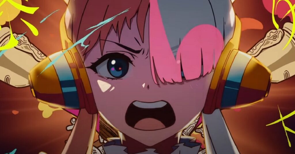Uta aparece em vídeo clipe musical de One Piece Film: Red Uta em One Piece Film: Red (Reprodução)
