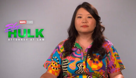 Jessica Gao em vídeo para Mulher-Hulk: Defensora de Heróis
