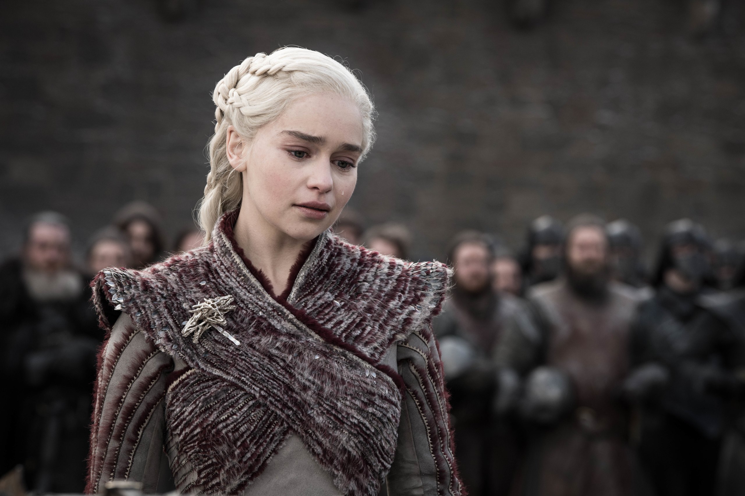 Emilia Clarke como Daenerys em Game of Thrones
