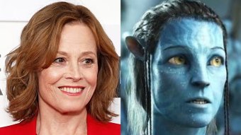 Sigourney Weaver e sua personagem em Avatar 2