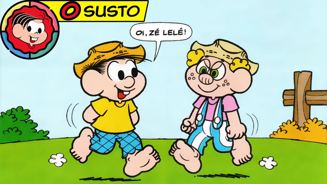 Cebolácio? Nomes verdadeiros dos personagens da Turma da Mônica foram descobertos! Veja! 3 Chico Bento e Ze Lele Reproducao YouTube